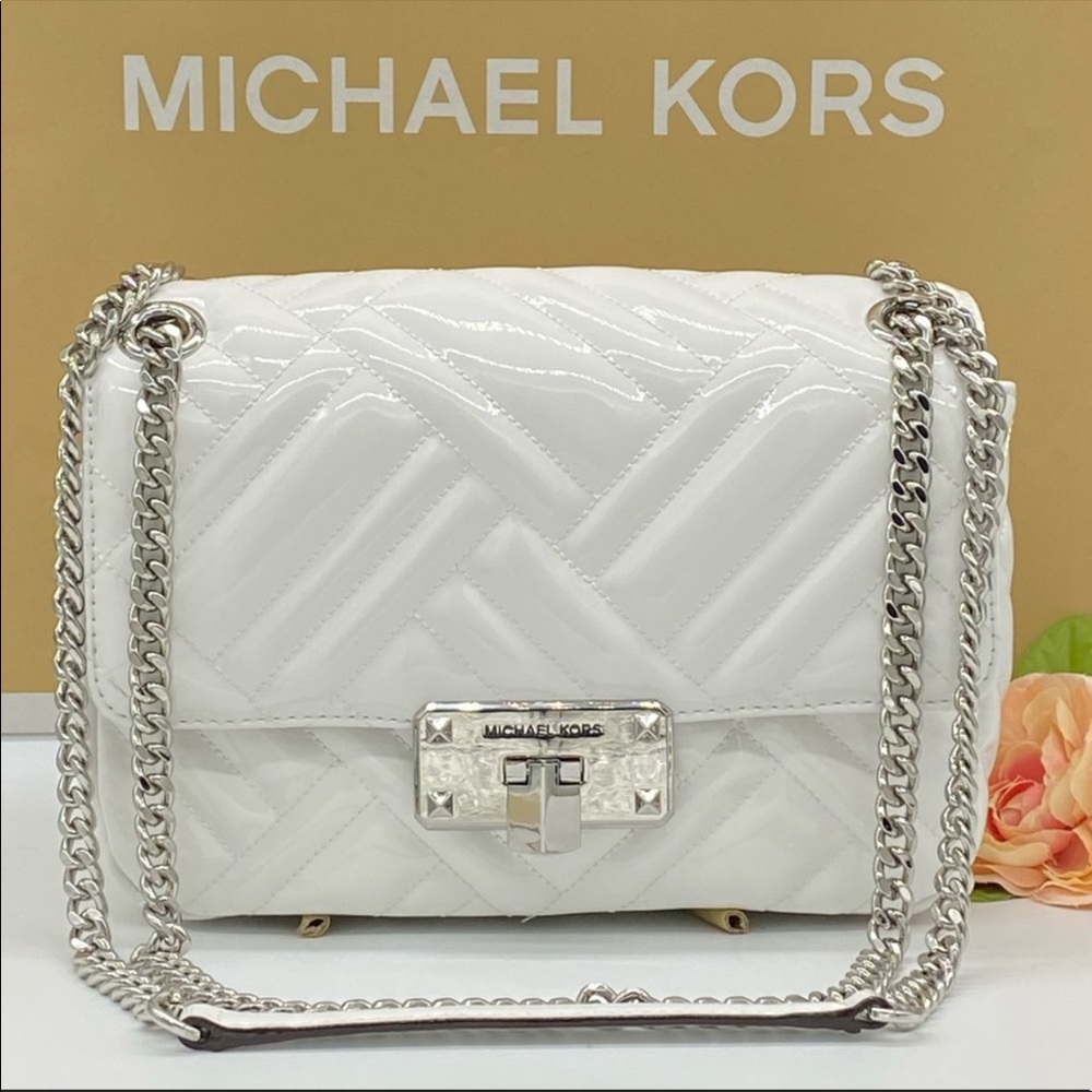 MICHAEL KORS PEYTON MEDIUM SHOULDER FLAP - Picture 8 of 15